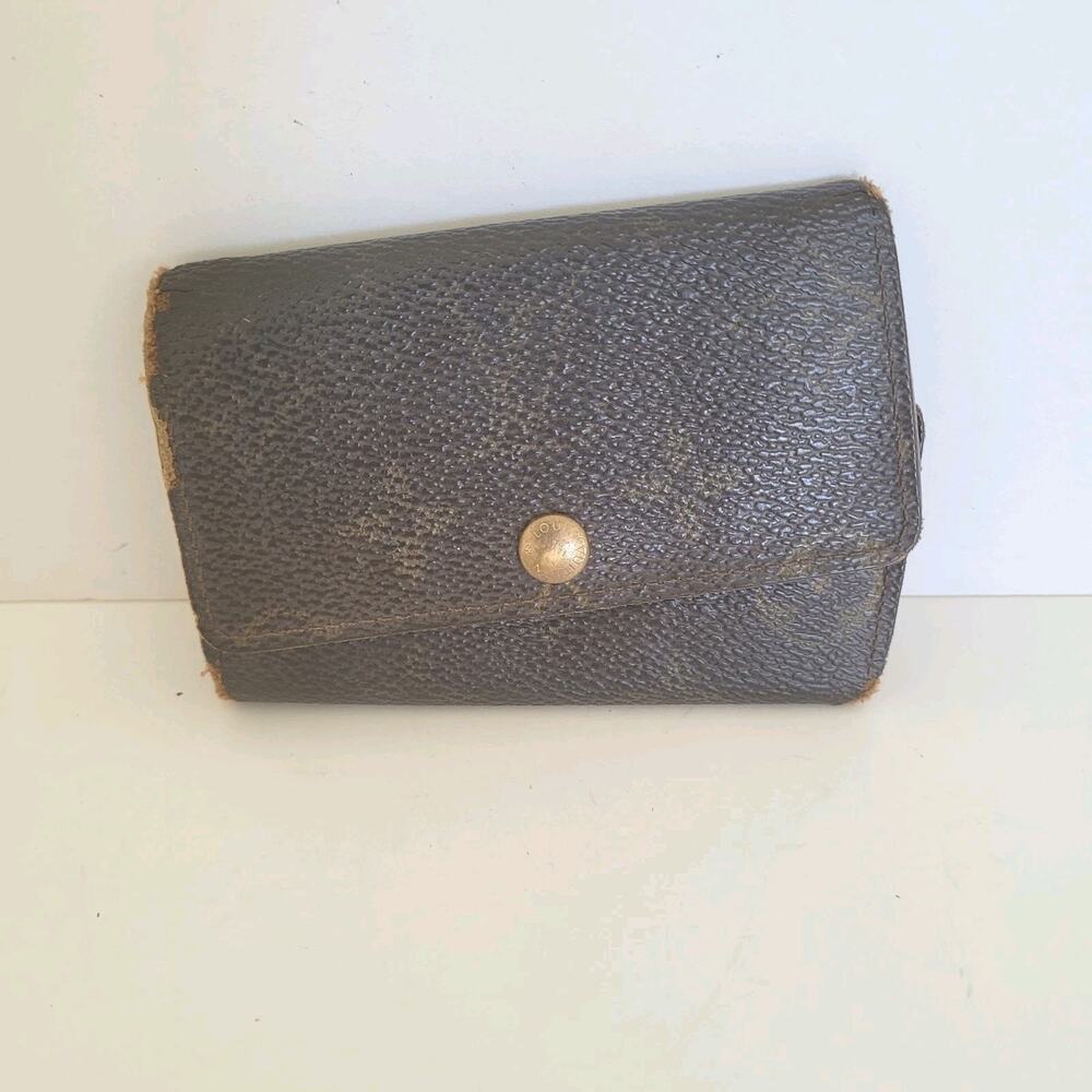 Authentic Louis Vuitton‎ Monogram Multicles 6 Key Hooks Case Brown Small 2002